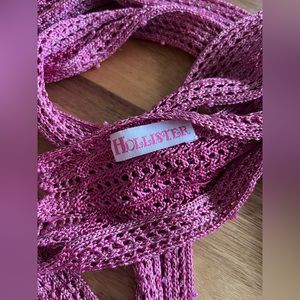 Y2K Hollister Pink Beaded Scarf/Belt